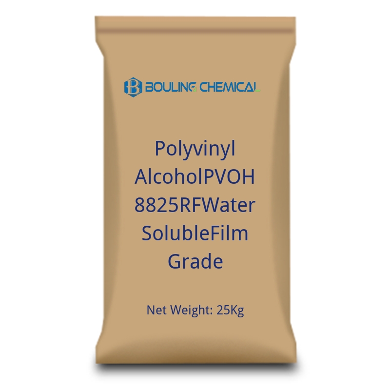Alcool polyvinylique PVOH 8825RF, qualité film soluble dans l'eau-cas-9002-89-5 Alcool polyvinylique PVOH 8825RF, qualité film soluble dans l'eau-cas-9002-89-5